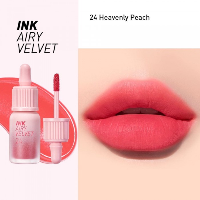 PERIPERA -  Ink Airy Velvet (AD) #24 Heavenly Peach (NEW)