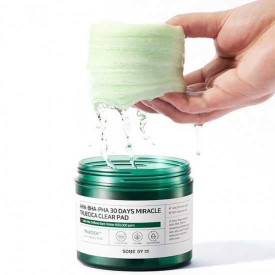 SOMEBYMI - AHA BHA PHA 30 Days Miracle Truecica Clear Pad SOMEBYMI - AHA BHA PHA 30 Days Miracle Truecica Clear Pad