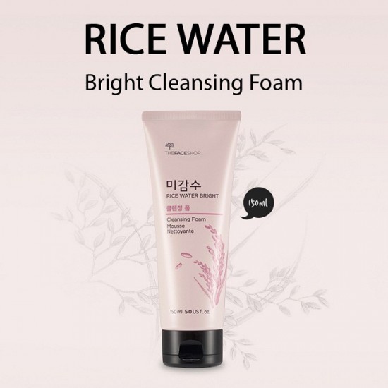 THE FACE SHOP - Rice Water Bright Cleansing Foam 150 ml