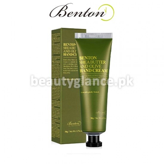 BENTON - Shea Butter and Olive Hand Cream 50g