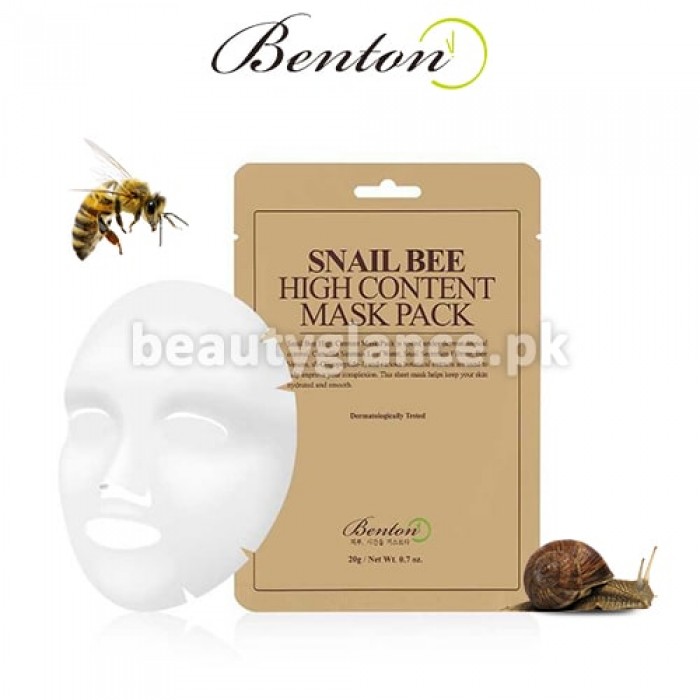 BENTON - Snail Bee High Content Mask Pack