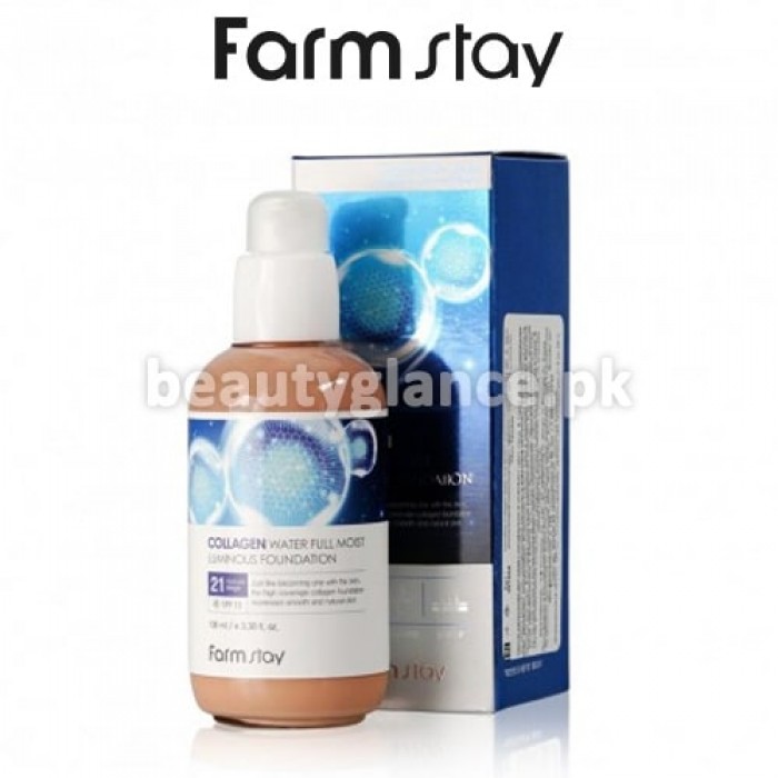 FARMSTAY - Collagen Water Full Moist Luminous Foundation Light Beige #13