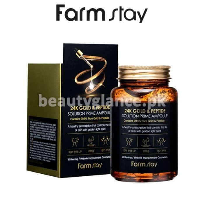 FARM STAY - 24K Gold & Peptide Solution Prime Ampoule