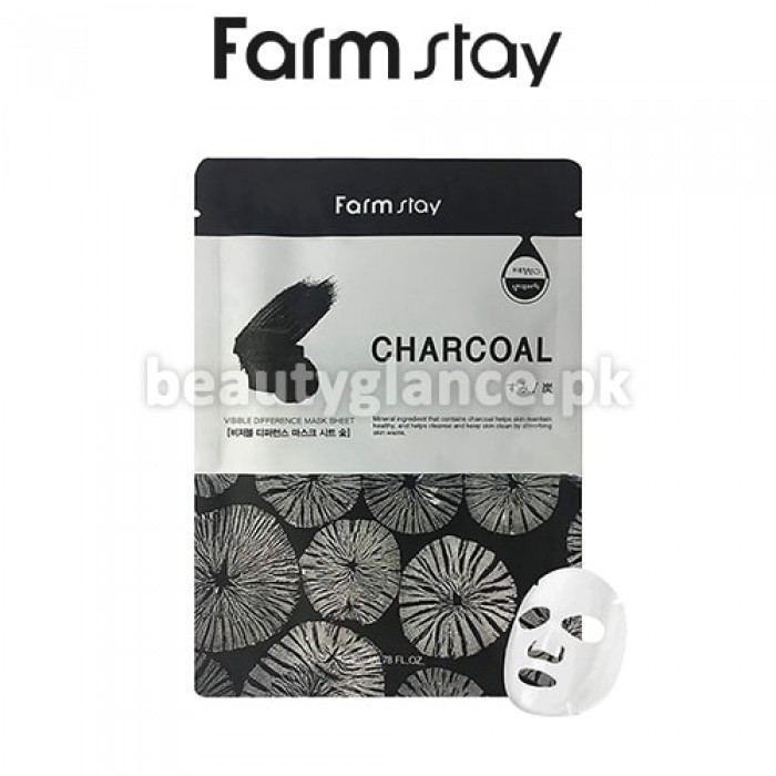 FARM STAY - Visible Difference Mask Sheet Charcoal