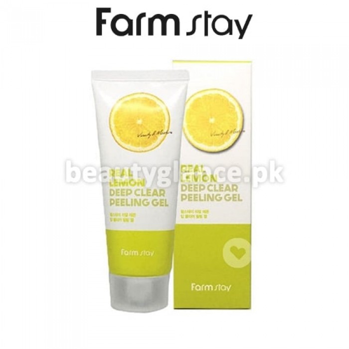 FARM STAY - Real Lemon Deep Clear Peeling Gel 100ml