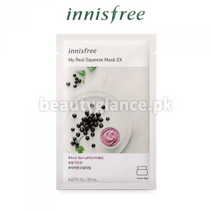 INNISFREE - My Real Squeeze Mask [Acai Berry]