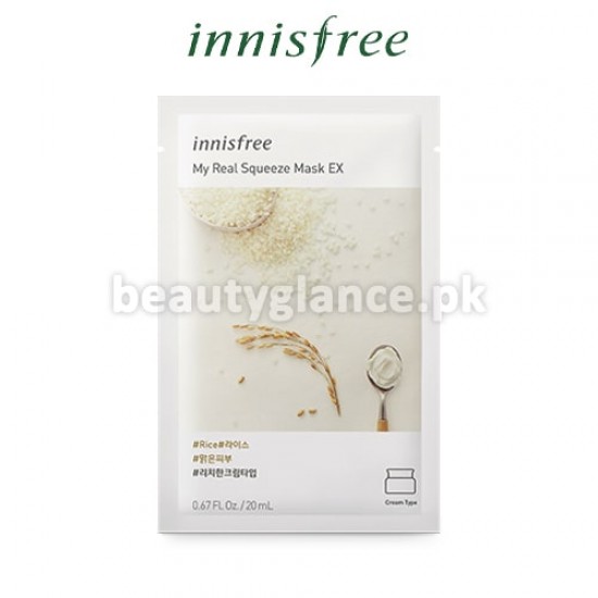INNISFREE - My Real Squeeze Mask [Rice]
