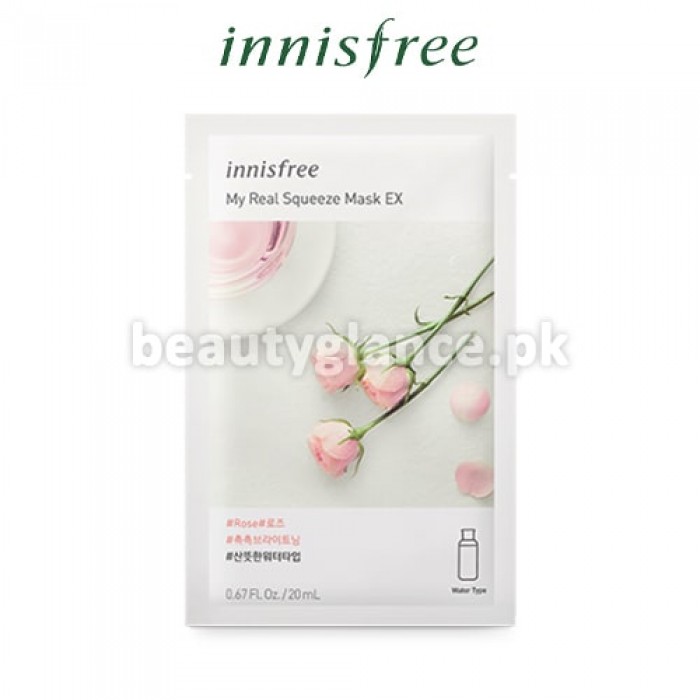 INNISFREE - My Real Squeeze Mask [Rose]