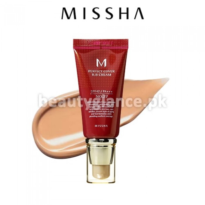 MISSHA - M Perfect Cover BB Cream Honey Beige No.27