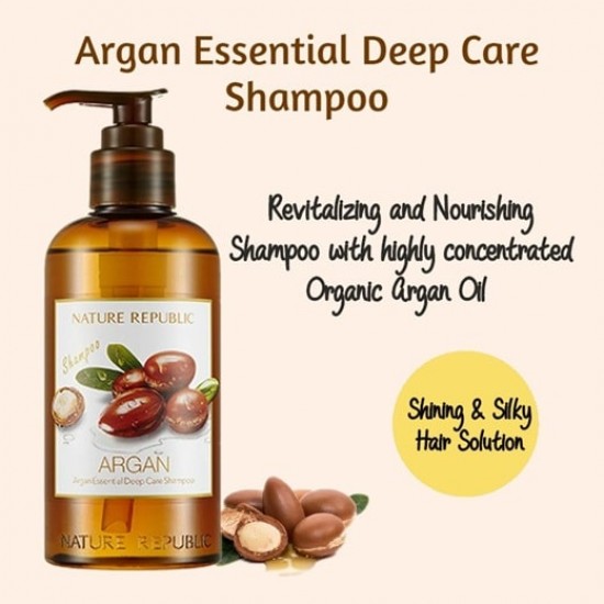 NATURE REPUBLIC - Argan Essential Deep Care Shampoo 300ml