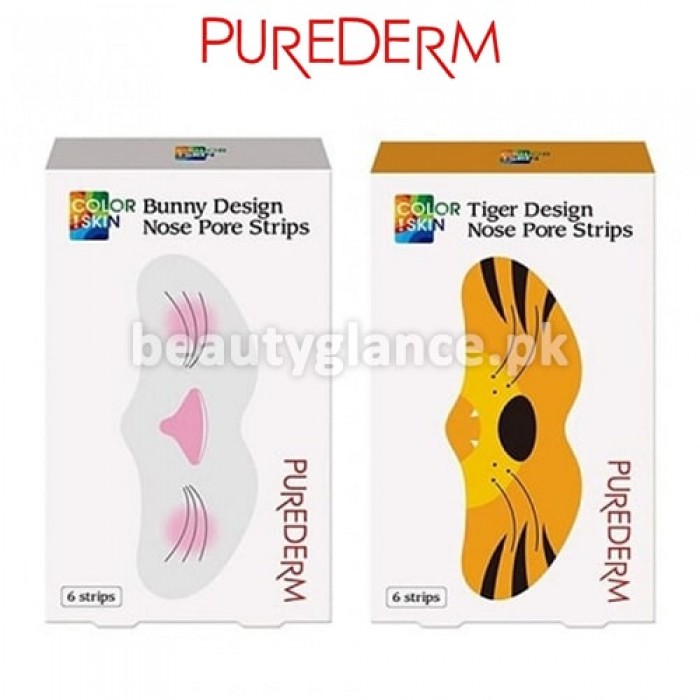 PUREDERM - Color Skin Design Nose Pore Pack (6 strips)