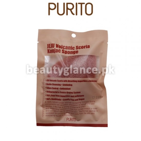 PURITO - JEJU Volcanic Scoria Konjac Sponge PURITO - JEJU Volcanic Scoria Konjac Sponge