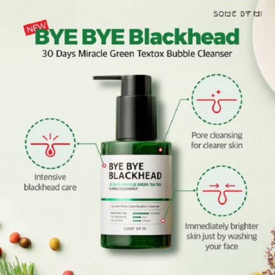 SOMEBYMI - Bye Bye Blackhead 30Days Miracle Green Tea Tox Bubble Cleanser